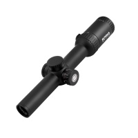 SpinaOptics 1-6x24 SFP Rifle Scope with Red and Green Illuminated Turret Locking System AR 15 .223 5